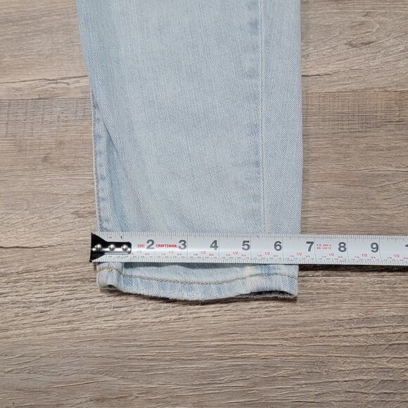 One Teaspoon Shabbies Size Medium Distressed Light Wash Slouchy Baggy Jeans - Picture 10 of 10